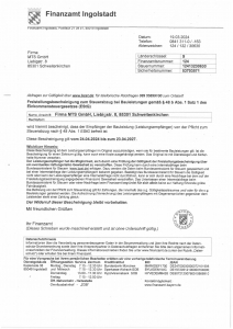 Freistellungsbescheinigung zum Steuerabzug bei Bauleistungen Freistellungsbescheinigung zum Steuerabzug bei Bauleistungen