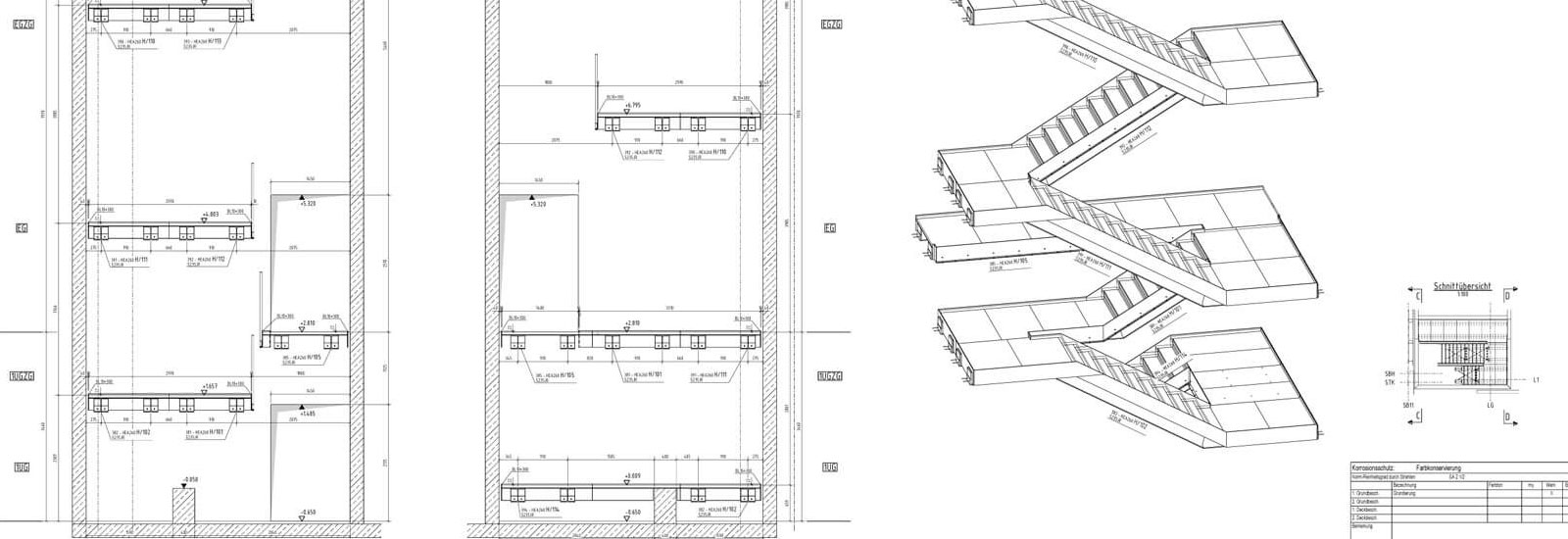 banner-montageplan Werkstatt- und Montagepläne