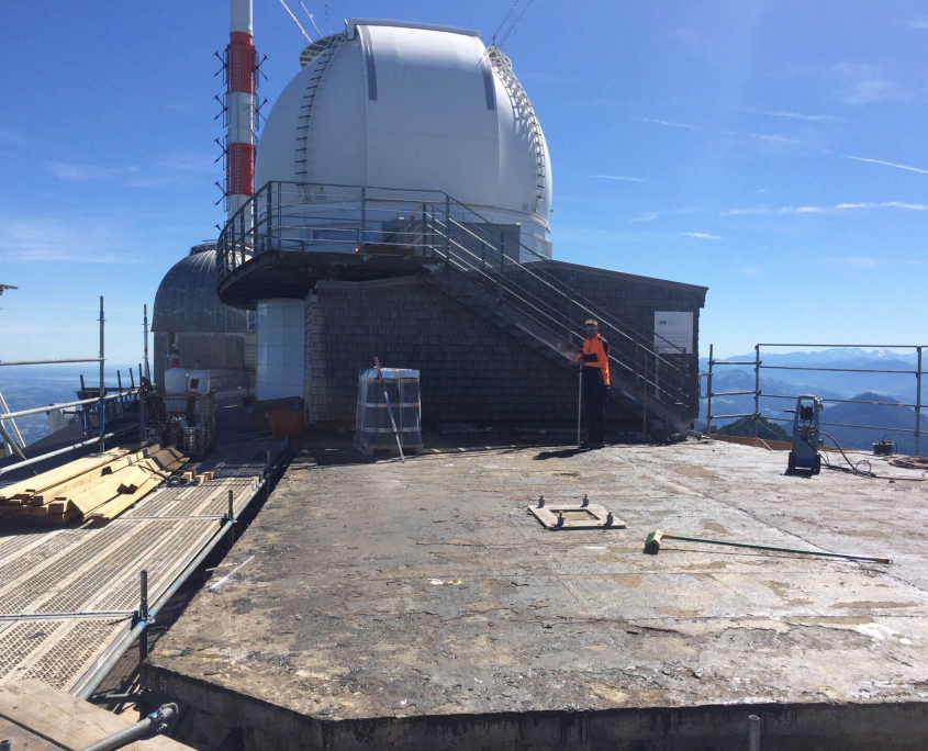 Besucherterrasse Wendelstein
